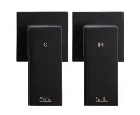 Cefito Shower Tap Bath Twin Taps Hot Cold Wall Basin Sink Vanity Brass Black