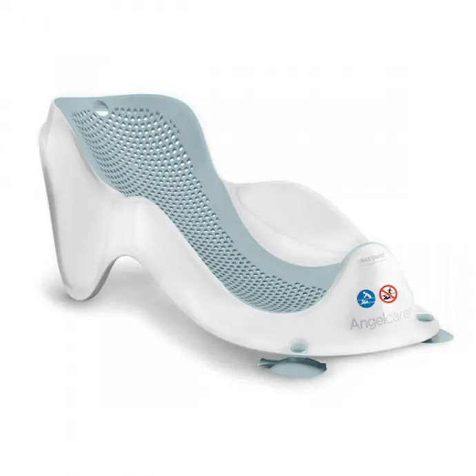 Angelcare Baby bath support fit - light aqua