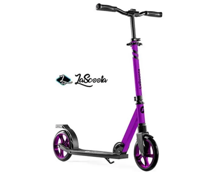 Lascoota Pulse Kick Push Commuter Scooter Teen Adult (Red)