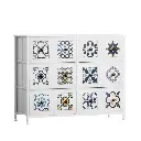 Levede Chest of 6 Drawers Storage Cabinet Tower Retro Dresser Vintage Tallboy