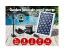 Gardeon Solar Pond Pump with Battery Kit LED Lights 5.2FT