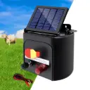 Giantz Fence Energiser 5KM Solar Powered 0.15J Electric Fencing Charger 