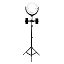 LED Ring Light with Tripod Stand Phone Black