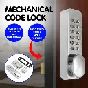 PUSH BUTTON DIGITAL COMBINATION SECURITY DOOR LOCK ZINC ALLOY