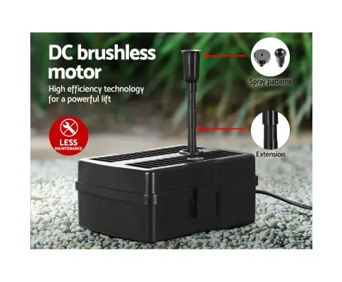 Gardeon Solar Pond Pump with Filter Box 4.6FT