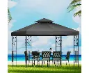 Instahut Gazebo 3x3m Party Marquee Outdoor Wedding Event Tent Iron Art Canopy