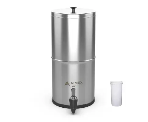 Aimex Water Stainless Steel 304 Water Filter System - White Filter
