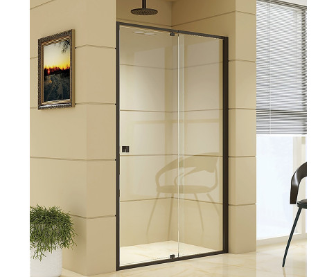 Adjustable Semi Frameless Shower Screen (114~122) x 195cm Australian Safety Glass