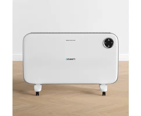 Devanti Electric Convection Heater White 2000W