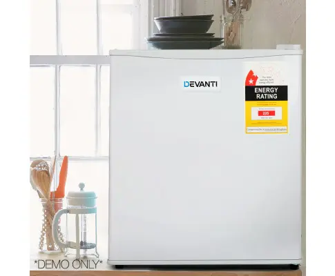 Devanti 70L Portable Mini Bar Fridge - White