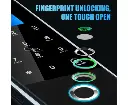 Smart Door Lock For Glass Door Fingerprint Lock Password APP Card for Frameless