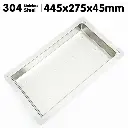 STAINLESS STEEL SINK COLANDER 445 X 275MM