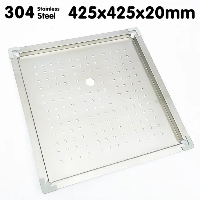 STAINLESS STEEL SINK COLANDER 425 X 425MM
