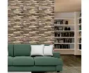 10PCS 3D Foam Patchwork Self Adhesive Home Wallpaper Panels 70 x 77cm