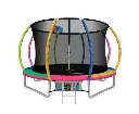 Everfit 10FT Trampoline for Kids w/ Ladder Enclosure Safety Net Rebounder Colors