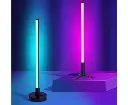 40CM RGB LED Bedside Table Floor Corner Lamp TV Cabinet Light Stand Gaming Decor