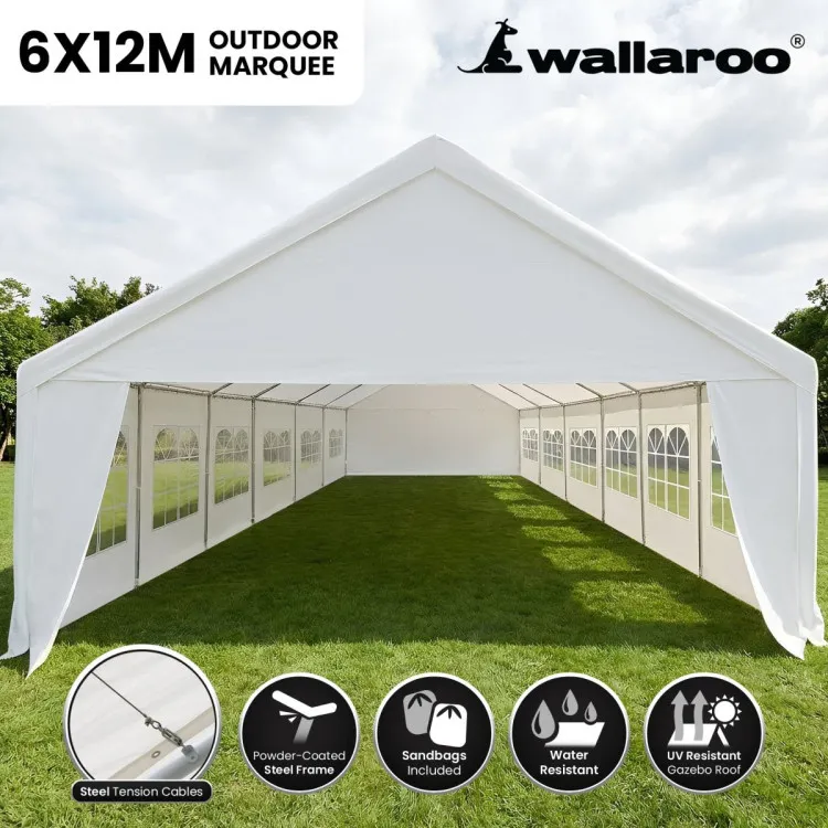 12M X 6M OUTDOOR EVENT MARQUEE CARPORT TENT
