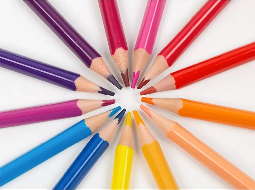 Yplus Erasable Color Pencil with Eraser 24 Colours