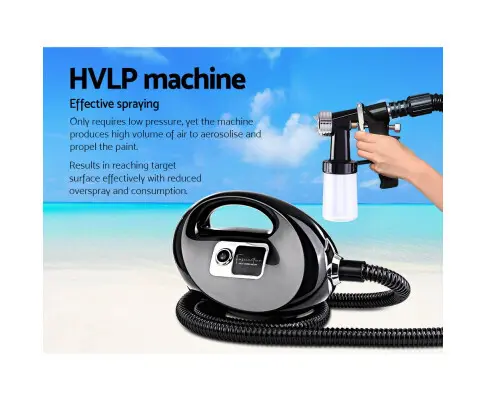 Professional Spray Tan Machine Sunless Tanning Gun Kit HVLP System Black