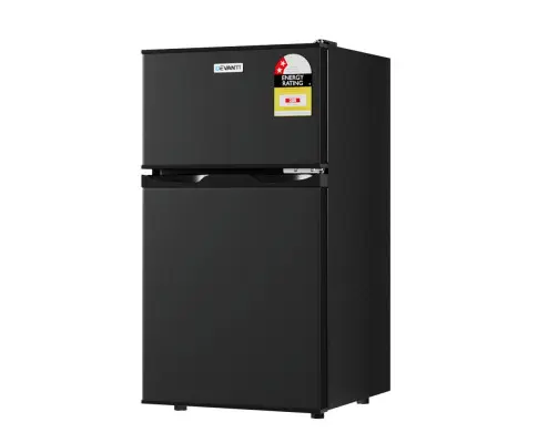 Devanti 85L Bar Fridge Mini Freezer Refrigerator Black