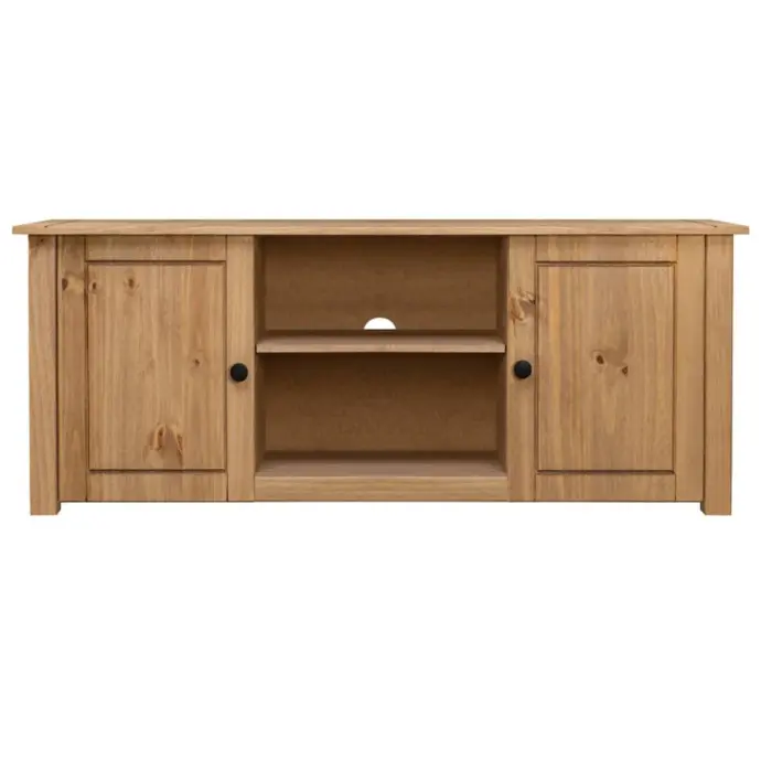 TV CABINET 120X40X50 CM SOLID PINE WOOD PANAMA RANGE