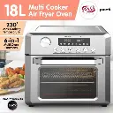 PRONTI 18L 1500W ELECTRIC AIR FRYER MULTI COOKER OVEN SILVER