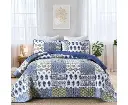 Gorgeous Quilted bedspread and pillowcovers set: Comfortable Elegance - Queen size