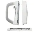 Sliding Patio Door Handle Set Mortise Lock Suitable for Sliding Glass Patio Door White