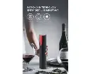 Rechargeable Automatic Wine Bottle Opener - Cordless Corkscrew - Foil Cutter