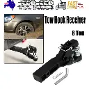 8 Ton Pintle Tow Hook Receiver Arm Hitch Towing Car Truck Heavy Duty Ball Combo