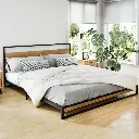 Artiss Bed Frame King Size Metal Frame DANE
