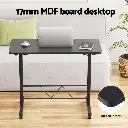 Artiss Laptop Desk Table Height Adjustable Wooden Bed Side Tables 80CM Black