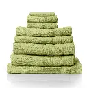 Royal Comfort Eden Egyptian Cotton 600 GSM 8 Piece Towel Pack Spearmint