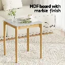 Artiss Coffee Table Marble Effect Square