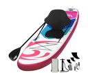 Weisshorn Stand Up Paddle Board 11ft Inflatable SUP Surfboard Paddleboard Kayak Surf Pink/Blue/Orange