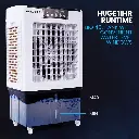 POLYCOOL 45L 125W Evaporative Air Cooler Portable Industrial Fan, Purifier, Humidifier, Remote Control
