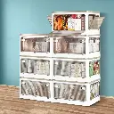 Stackable Storage Containers Lid Clothes S Small