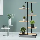 Artiss Plant Stand 6 Tier Metal Zigzag Flower Pot Shelf