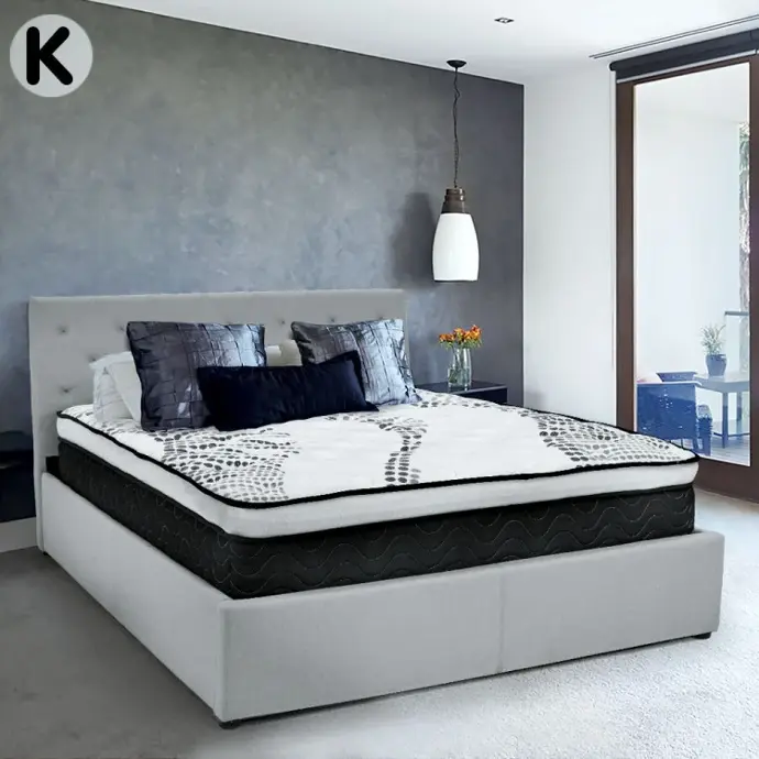 LAURA HILL PREMIUM KING MATTRESS WITH EURO TOP LAYER - 32CM