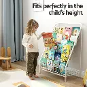 Keezi 6 Tiers Kids Bookshelf Magazine Rack Children Bookcase Organiser Foldable