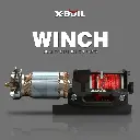 X-BULL 12V Electric Winch Boat 3000LBS Synthetic Rope Wireless Remote ATV 4WD 2 Units