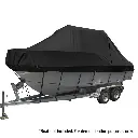 Seamanship Boat Cover 19-21ft Trailerable Jumbo Marine Grade Heavy Duty Black