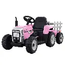 Rigo Kids Electric Ride On Car Tractor Toy Cars 12V Pink
