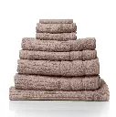 Royal Comfort Eden Egyptian Cotton 600 GSM 8 Piece Towel Pack Champagne Rose