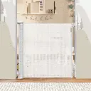 BoPeep Retractable Baby Safety Gates 150cm White 150 cm