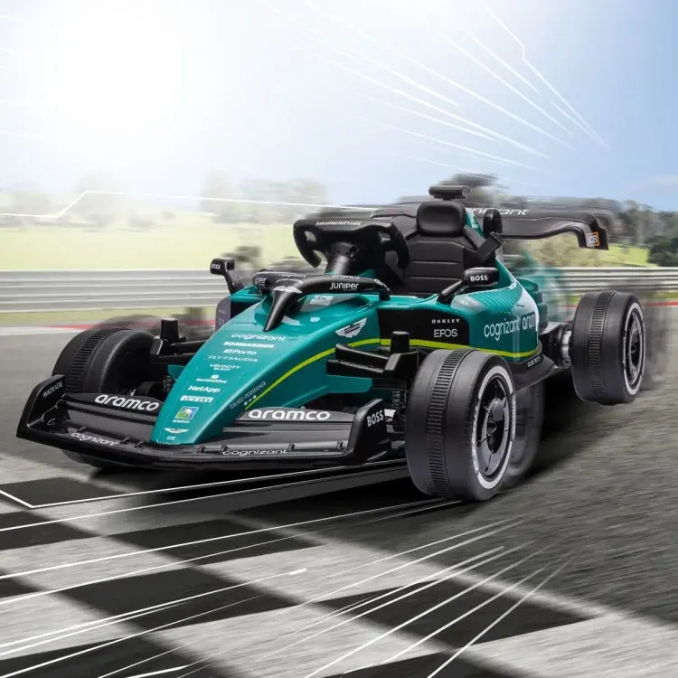 Aston Martin Aramco F1 Licensed Electric Kids Ride On Race Car