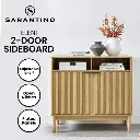 Sarantino Eleni 2-Door Sideboard - Natural