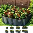 GreenFingers Garden Bed 9 In 1 Modular Planter Box Raised Container Galvanised