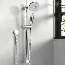 Handheld Shower Head Wall Holder 4.7'' High Pressure Adjustable 3 Modes Chrome