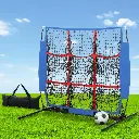 Everfit Soccer Net Baseball Pitching Football Goal Training Aid 9 Target Zone